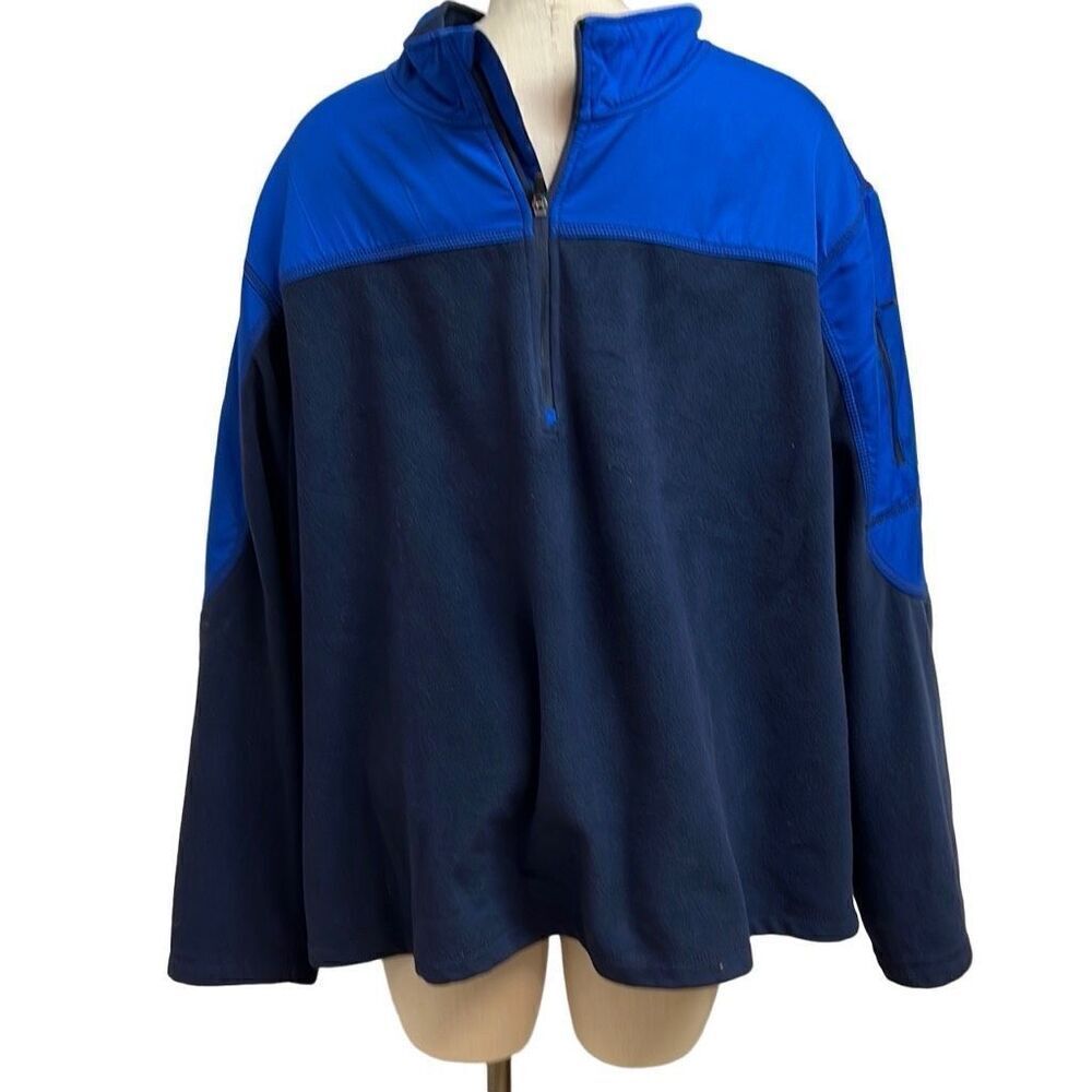 Starter Blue Fleece Pullover Jacket Size 3XL 54-56